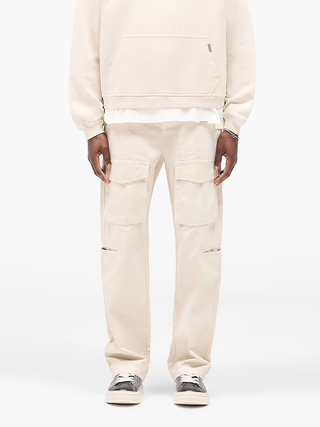 Represent Front Pocket Cargo Trousers in Champagne