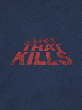 Gallery Dept ATK Stacked Logo Hoodie in Navy