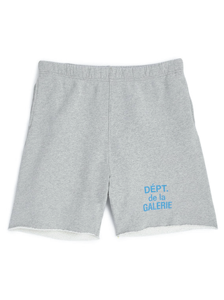 Gallery Dept French Logo Sweat Shorts in Heather Grey