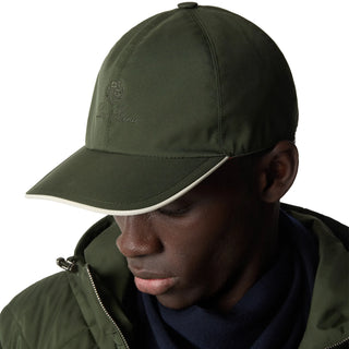 Loro Piana Microfibre Storm System Ireland Green Ivory Baseball Cap