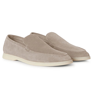 Loro Piana Summer Walk Suede Classic Beige Loafers