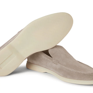 Loro Piana Summer Walk Suede Classic Beige Loafers