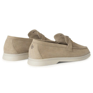Loro Piana The Original Summer Charms Suede Beige Corda Loafers