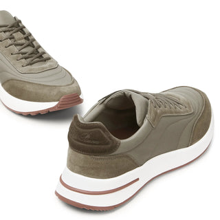Loro Piana Week End Walk Tobacco Sneaker