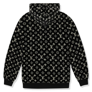 Louis Vuitton LV Monogram Oversized Black Hoodie