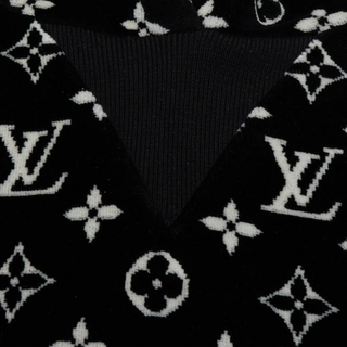 Louis Vuitton LV Monogram Oversized Black Hoodie