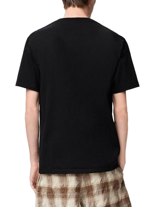 Loewe Pocket Embroidered Logo T-shirt in Black