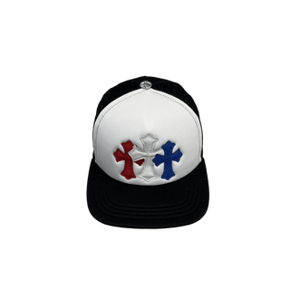 Chrome Hearts Men's White and Black Hat