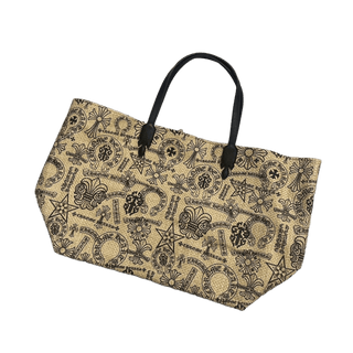 Chrome Hearts Monogram Logo Woven Beach Bag