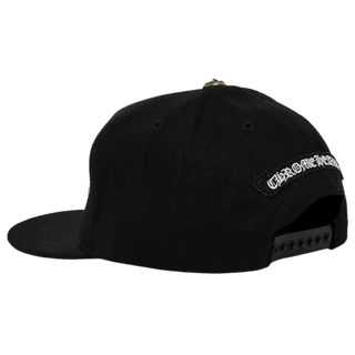 Chrome Hearts Horseshoe Denim Baseball Hat Black