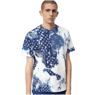 Louis Vuitton Monogram Bandana Printed T-Shirt Blue/White