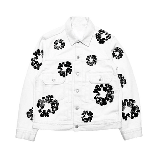 Denim Tears Type II All Over Wreath Jacket White