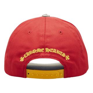 Chrome Hearts CH Silver Button Hat Red/Yellow