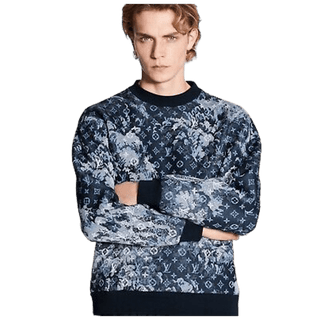 Louis Vuitton Tapestry Monogram Sweatshirt Indigo