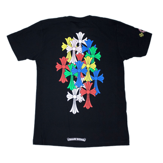 Chrome Hearts Cross Cemetery Tee Black/Multicolor