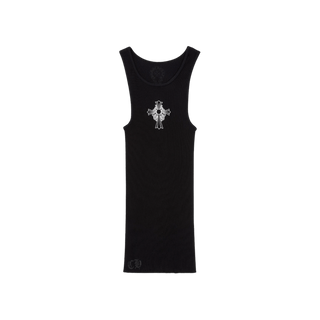 Chrome Hearts Hairy Cross Rib Tank Black