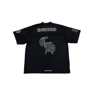 Chrome Hearts Mesh Warm Up Short Sleeve Jersey Full Set Black