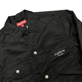Supreme Nylon Chore Coat Black