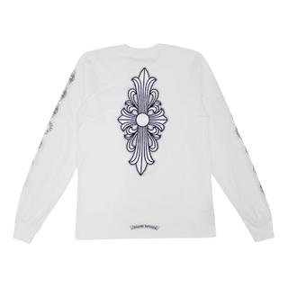 Chrome Hearts Floral Cross L/S T-shirt White