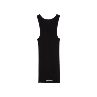 Chrome Hearts Hairy Cross Rib Tank Black