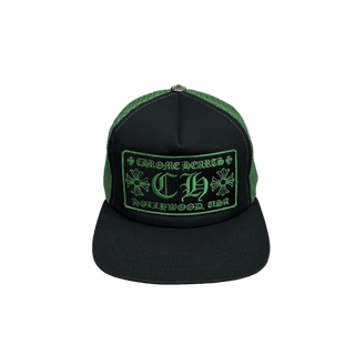 Chrome Hearts CH Hollywood Trucker Black Green