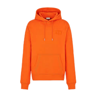 Dior CD Icon Hooded Sweatshirt Orange