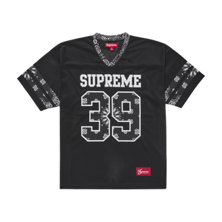 Supreme Bandana Football Jersey Black