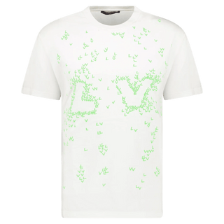Louis Vuitton LV Spread Embroidery T-Shirt Milk White/Green