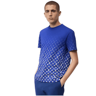 Louis Vuitton LVSE Monogram Gradient T-Shirt Blue