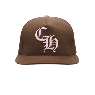 Chrome Hearts CH Baseball Hat Brown/Pink