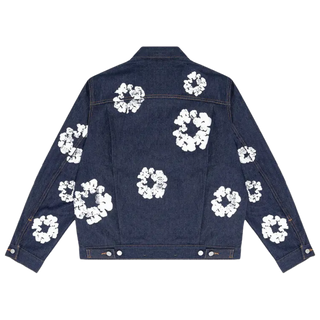 Denim Tears Type II All Over Wreath Jacket Indigo Denim