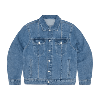 Corteiz C-Star Denim Trucker Jacket Blue