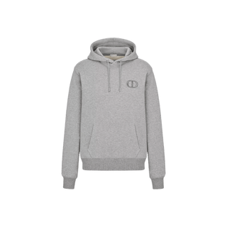 Dior CD Icon Hooded Sweatshirt Grey