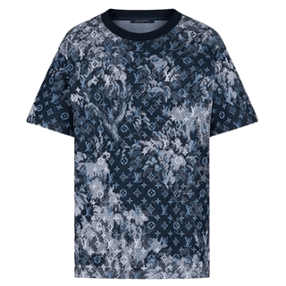 Louis Vuitton LV Monogram Tapestry Vintage Floral Pattern Short Sleeve T-shirt