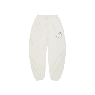 Corteiz Satin C Star Appliqué Bottoms Off White