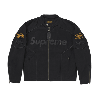 Supreme Vanson Leathers Cordura Cotton Jacket Black