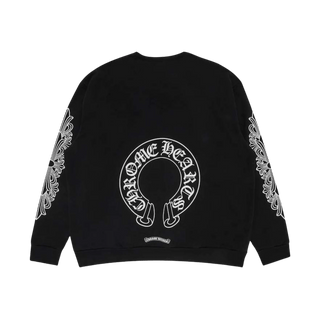Chrome Hearts Horseshoe Crewneck Black