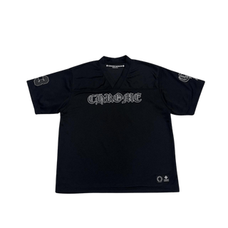 Chrome Hearts Mesh Warm Up Short Sleeve Jersey Full Set Black