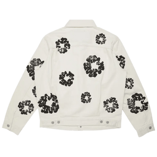 Denim Tears Type II All Over Wreath Jacket White