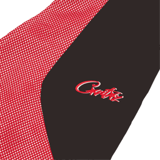 Corteiz Vertigo Shuku Pant Black/Red - Size Large