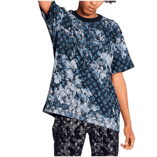 Louis Vuitton LV Monogram Tapestry Vintage Floral Pattern Short Sleeve T-shirt