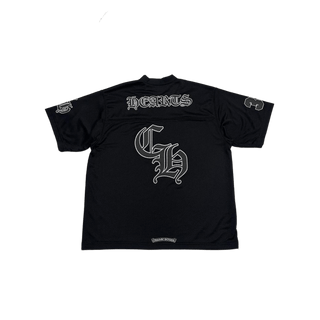 Chrome Hearts Mesh Warm Up Short Sleeve Jersey Black