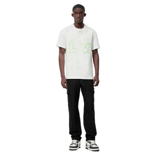 Louis Vuitton LV Spread Embroidery T-Shirt Milk White/Green