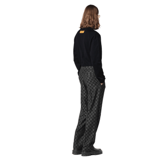 Louis Vuitton LV Fade Printed Long-Sleeved T-shirt Black