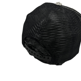 Chrome Hearts CH Hollywood Trucker Hat Black/White