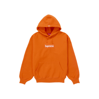 Supreme Box Logo Hooded Sweatshirt (FW24) Dark Orange
