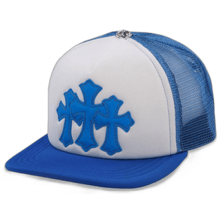 Chrome Hearts Cemetery Trucker Hat Blue