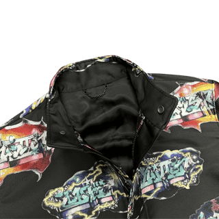 Louis Vuitton Virgil Abloh Graffiti Blouson Jacket Black