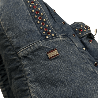 Supreme b.b. Simon Denim Backpack Washed Indigo