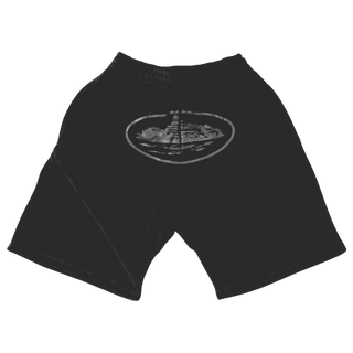 Corteiz Alcatraz Shorts Triple Black